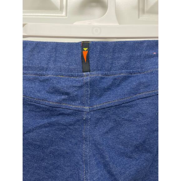 Kerrits Denim Knee Patch bootcut Riding Breeches pants denim pull-on medium - Picture 6 of 7